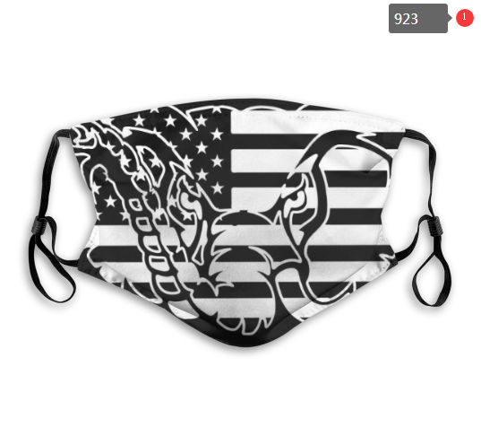 NCAA Alabama Crimson Tide #15 Dust mask with filter